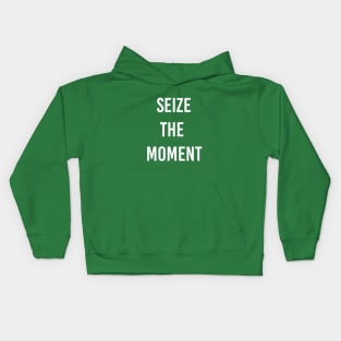 seize the moment Kids Hoodie